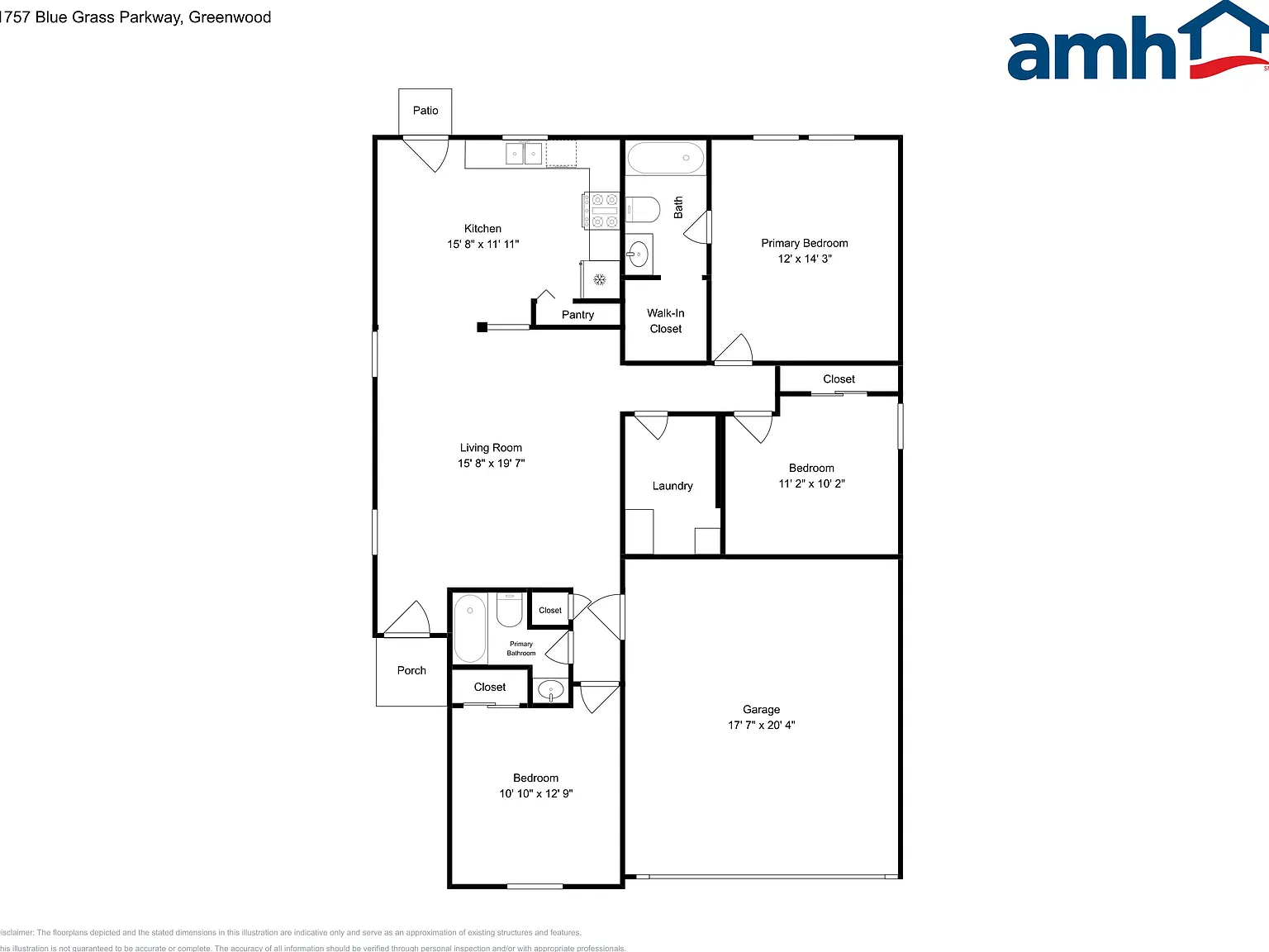 3 bed, 2.0 bath, 1220 sqft, $1,725 — Photo 2