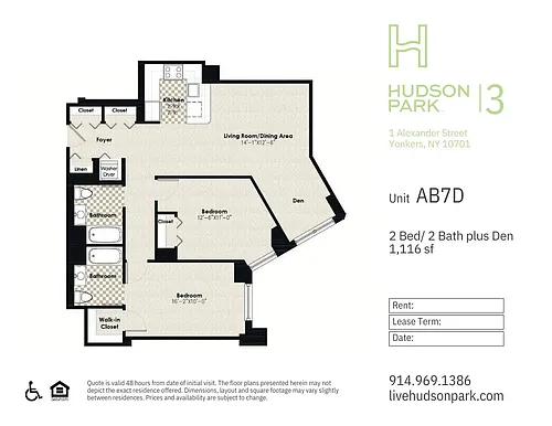Floor plan HPN AB7D