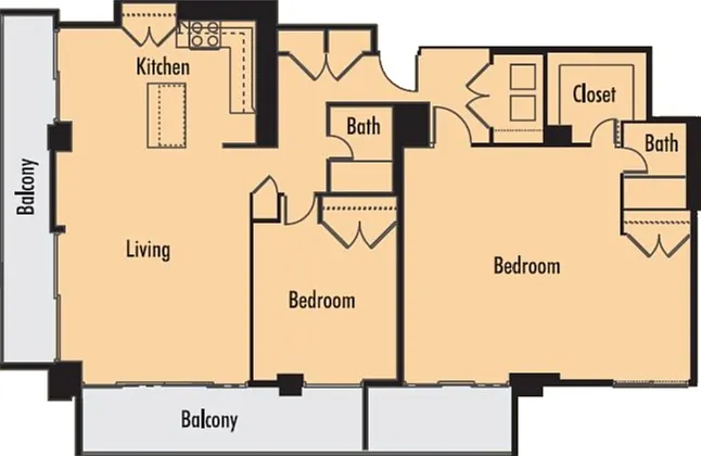 The Capital floor plan Houston House