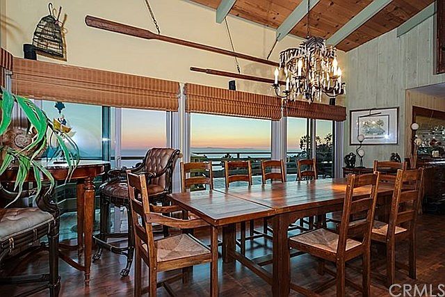 Dining Room Area with Ocean Views and Access to the Deck