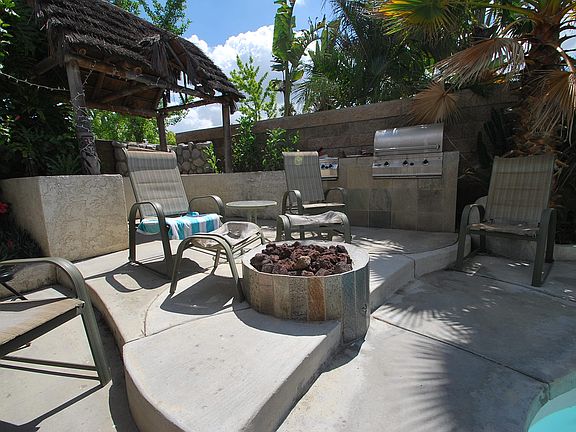Firepit and barbecue