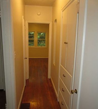 Hallway with built-ins