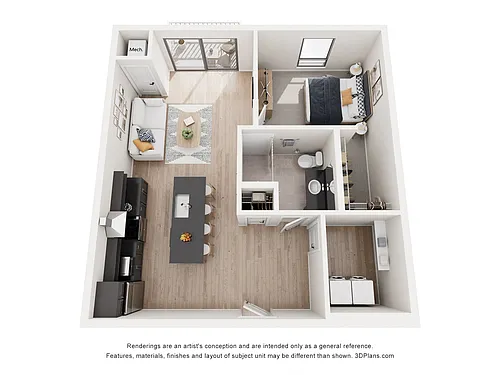 Floor plan Anson ADA