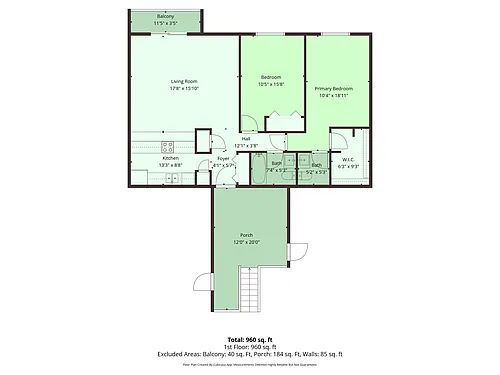 Floor plan 2 Bedroom