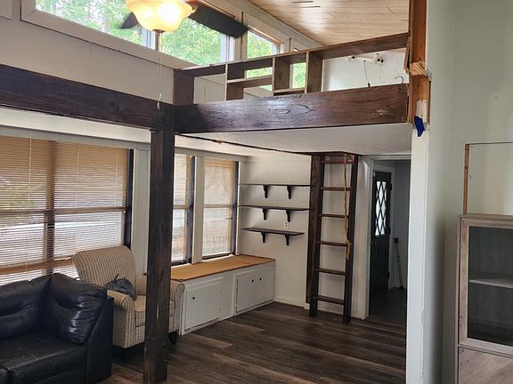 Living room with loft