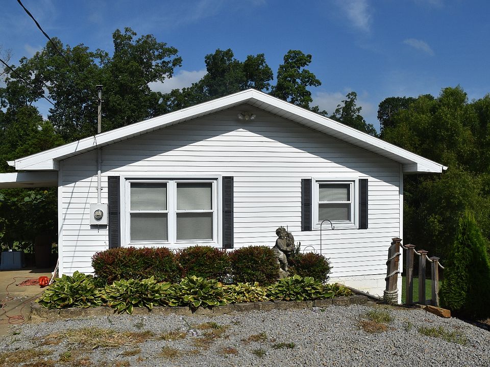 Front, with parking area.