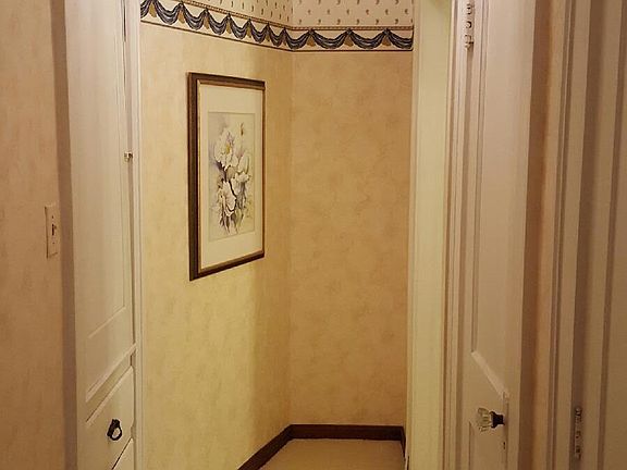 Hallway with storage