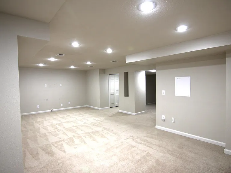 Basement rec room