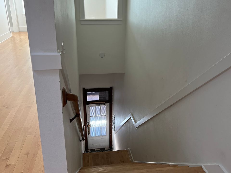 Stair entry-way from 2nd St. front door.
