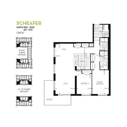 Floor plan Scheafer C