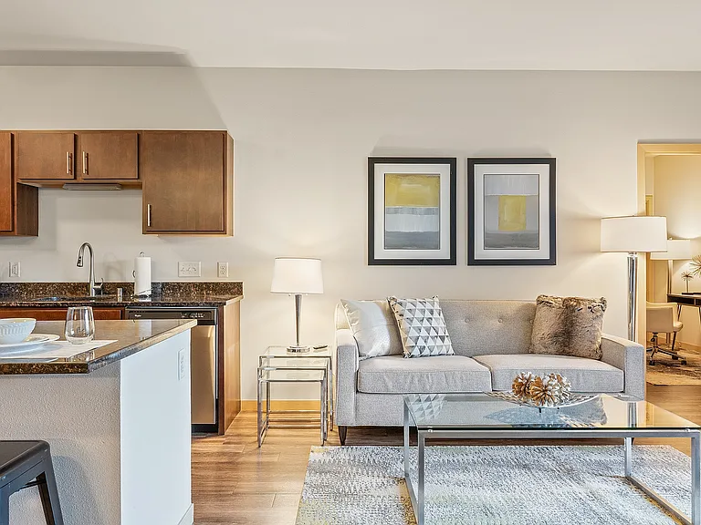 Elan Apartments Living Room