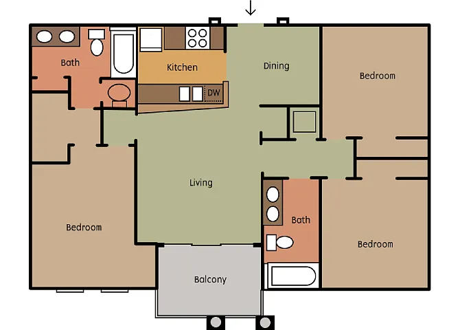 Floor plan The Skipper