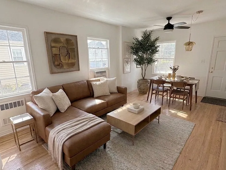 natural light in living room. **this image has digitally staged furniture**