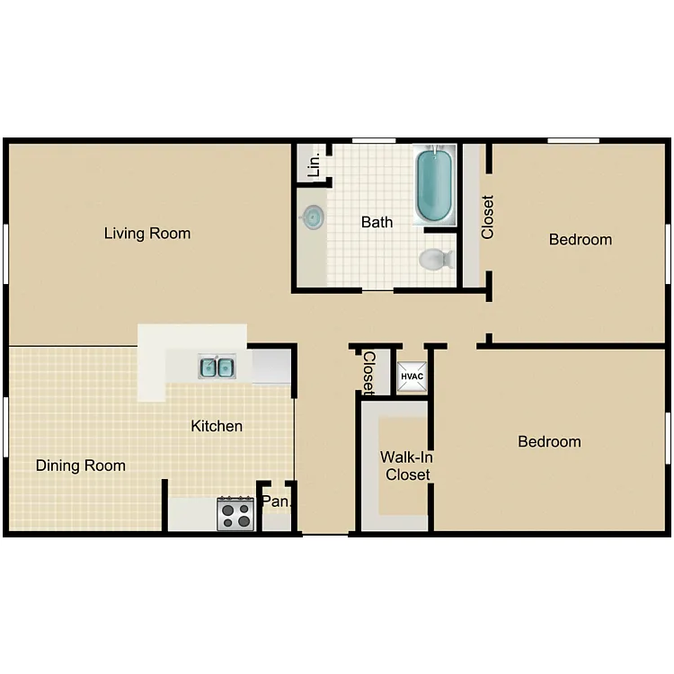 Floor plan Cypress Manor