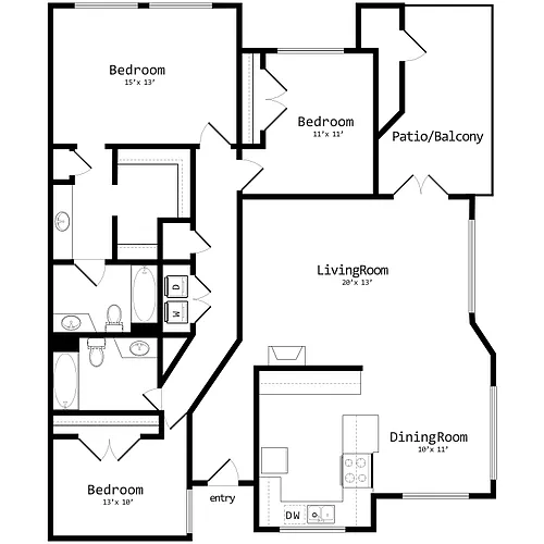 Floor plan C1