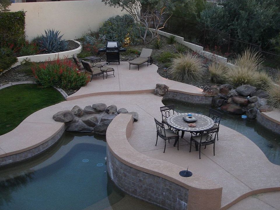 yard view from roof deck