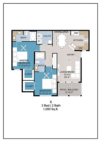 Floor plan Plan E