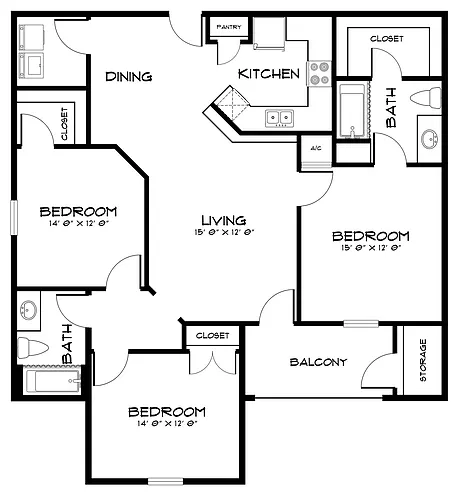 Floor plan C1