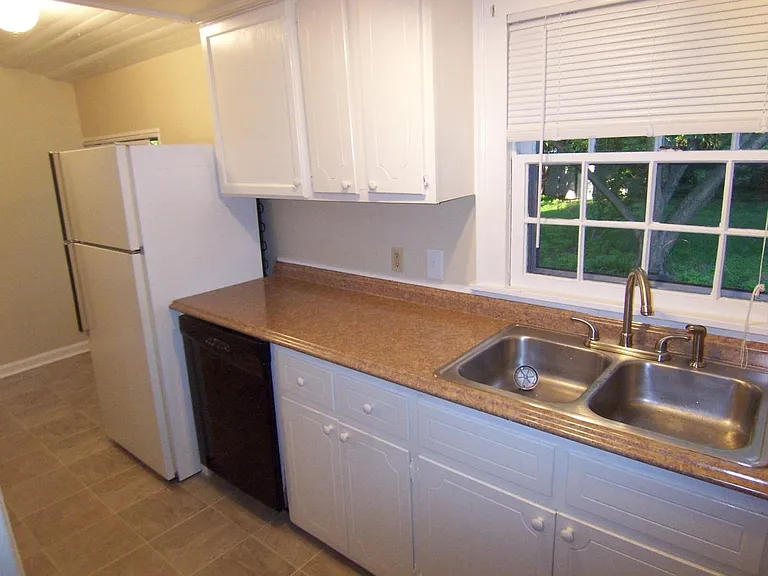 Kitchen view from entry way