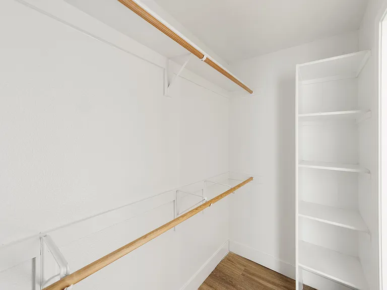 Large closet in your new bedroom