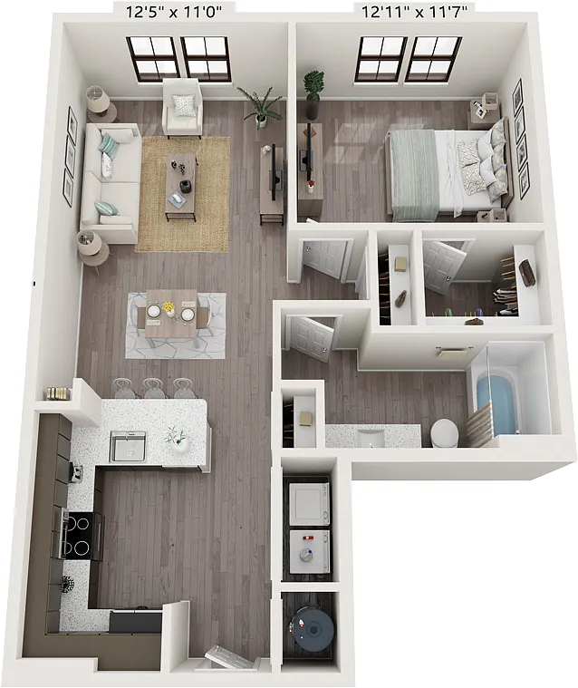 Floor plan A1B