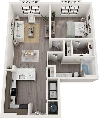 Floor plan A1B
