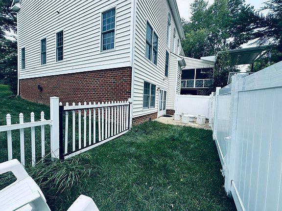 Private entry and patio, additional view.