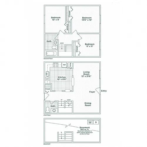 Floor plan D
