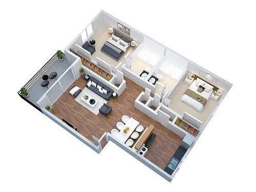 Floor plan The Bay