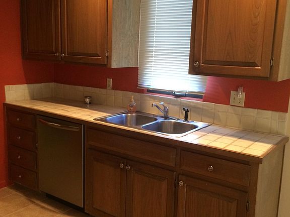 Kitchen with a view of the Sandias