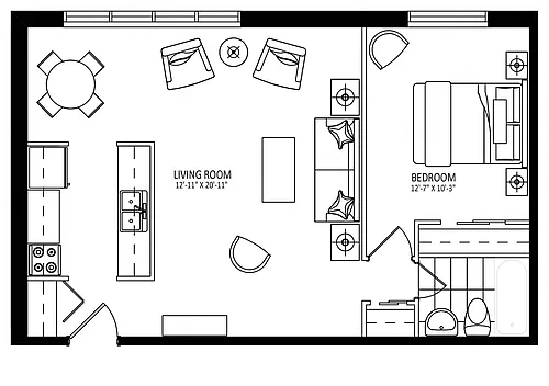 Floor plan 106
