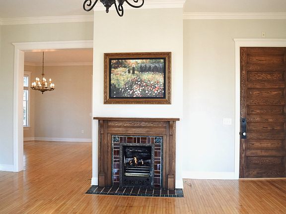 Large original door entry way.