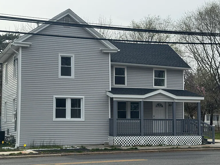 Exterior front.