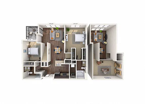 Floor plan Cielo loft