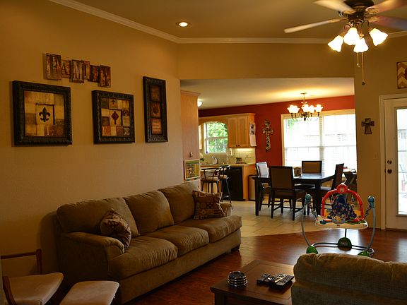 Living Room into Kitchen