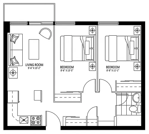Floor plan 210