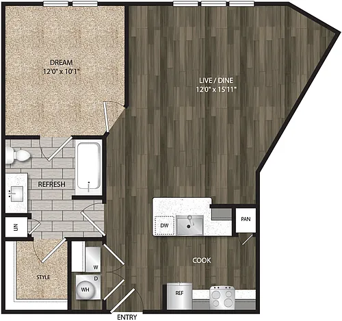 Floor plan A1D