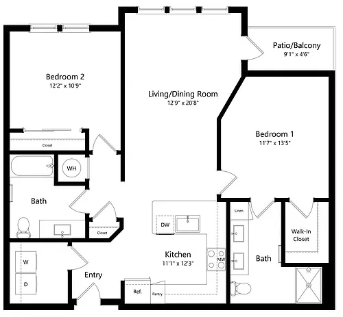Floor plan GADSDEN