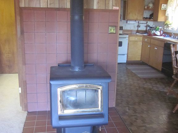 wood burning stove
