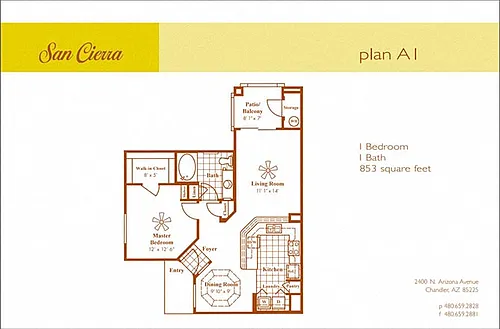 Floor plan A-1