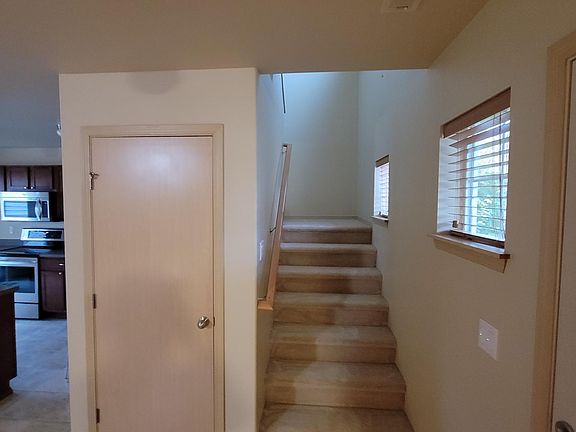 Stairs and closet on the main floor