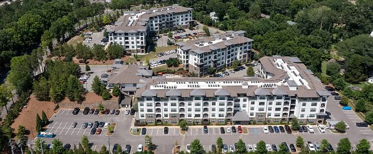 Aerial View of 4700 Colonnade Apartments