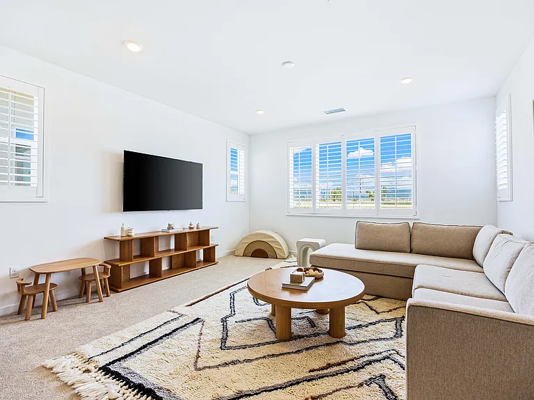 Living room with great hangout vibes.