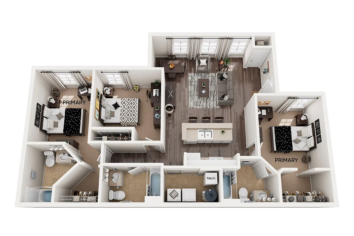 Floor plan C2 Floor Plan (Chartres)