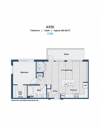 Floor plan A920