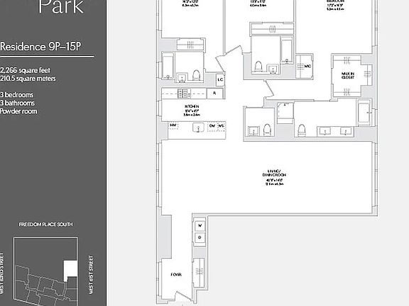 2nd image of 50 Riverside Blvd APT 10P