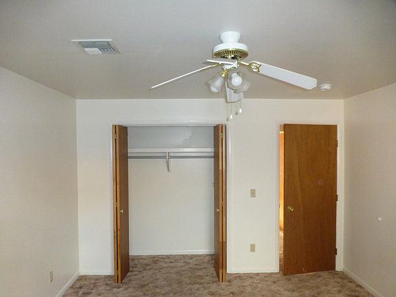 west bedroom with closet