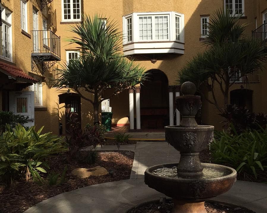 Courtyard looking in