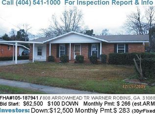 808 Arrowhead Trl, Warner Robins, GA 31088