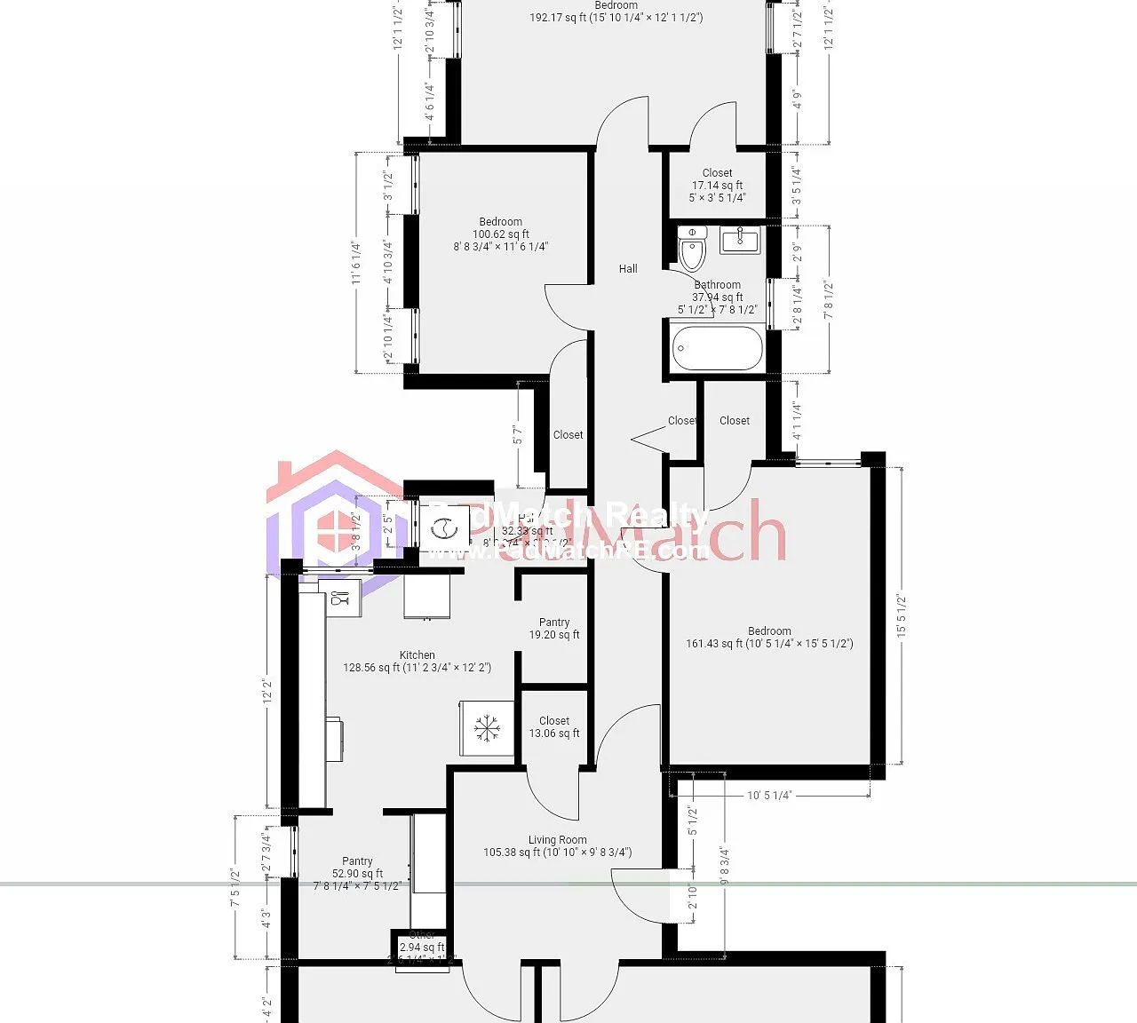 5 bed, 1.0 bath, 1450 sqft, $4,500 — Photo 3